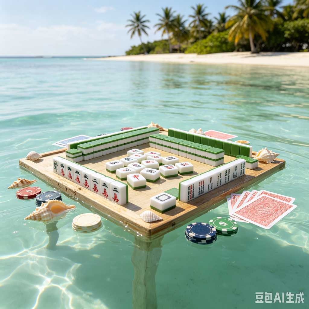 vintage style mahjong set