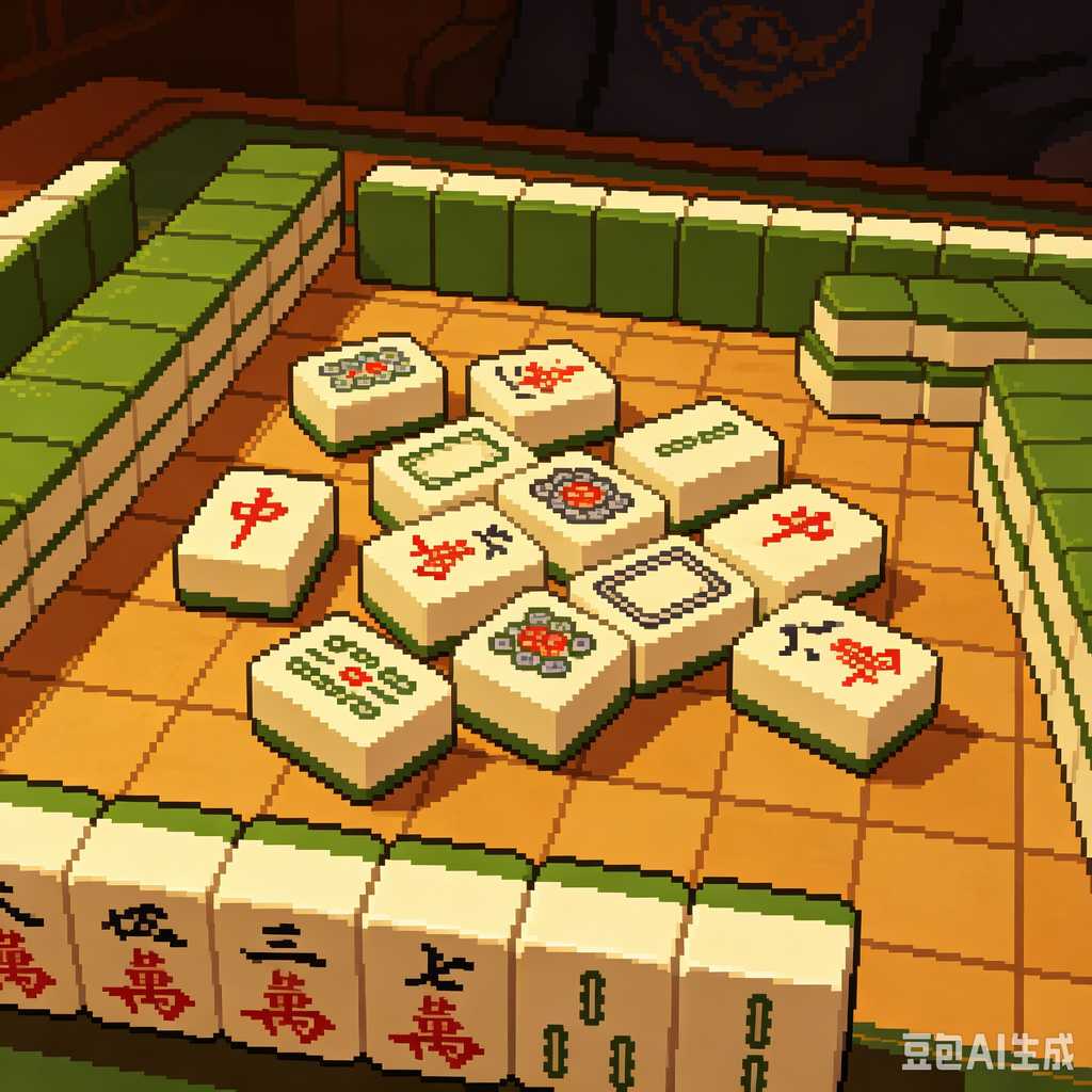 hand crafted mahjong set